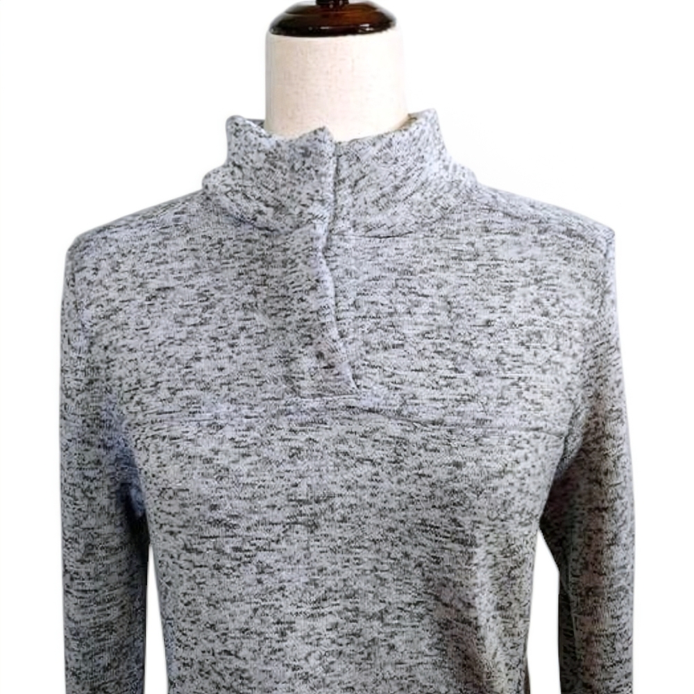 Kyodan Women's Light Gray Marled Pullover Sweater Size Large - Picture 6 of 11
